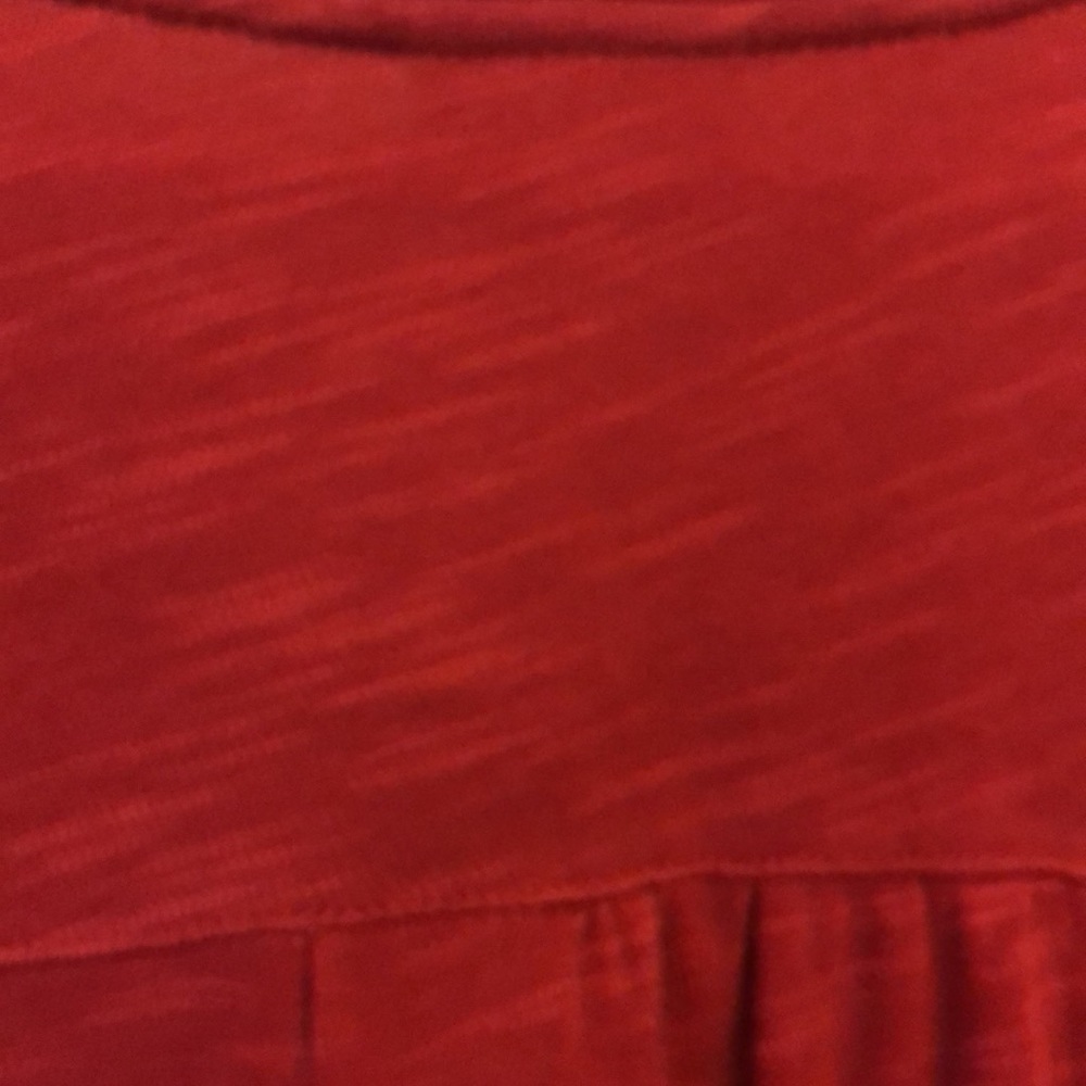 J. Jill Sweater Size Small Red V-Neck Pocketed Tunic Top 100% Cotton - Picture 7 of 12